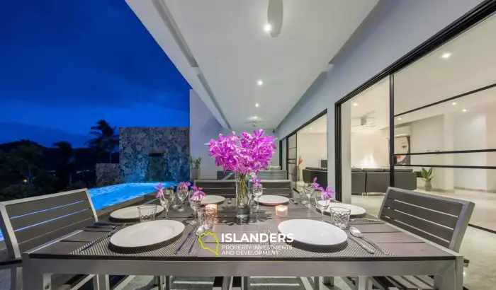 Modern, 3-Bedroom Chaweng Villa With Stunning Sea Views