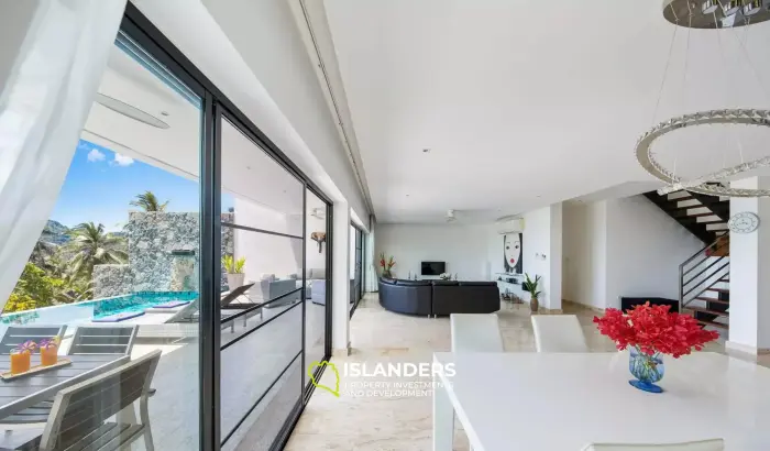 Modern, 3-Bedroom Chaweng Villa With Stunning Sea Views