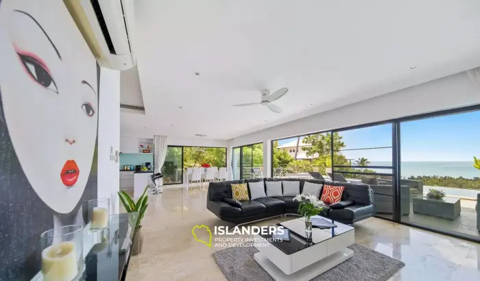 Modern, 3-Bedroom Chaweng Villa With Stunning Sea Views