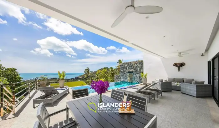 Modern, 3-Bedroom Chaweng Villa With Stunning Sea Views