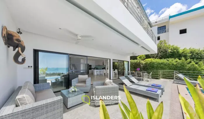 Modern, 3-Bedroom Chaweng Villa With Stunning Sea Views