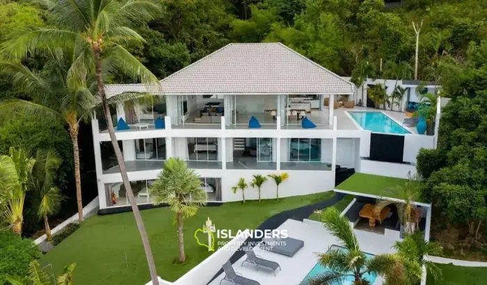 2 Pools Villa with Seaview for Sale in Bophut Hills
