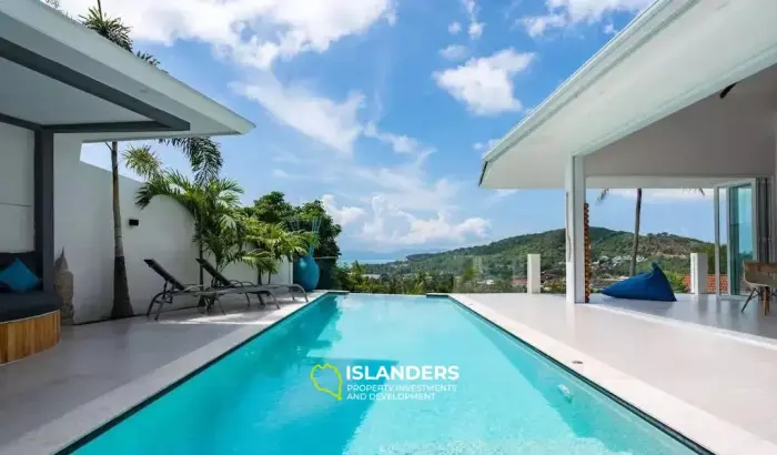 2 Pools Villa with Seaview for Sale in Bophut Hills
