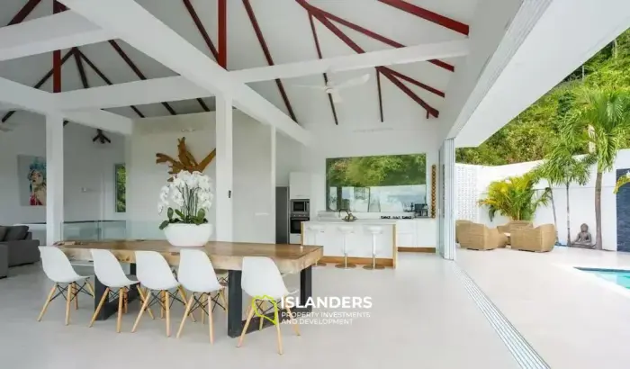 2 Pools Villa with Seaview for Sale in Bophut Hills