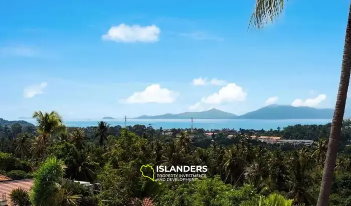 2 Pools Villa with Seaview for Sale in Bophut Hills