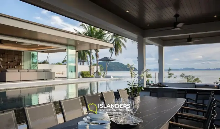 Belle villa 7BR en bord de mer avec vue sur le coucher du soleil