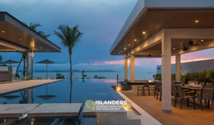 Belle villa 7BR en bord de mer avec vue sur le coucher du soleil