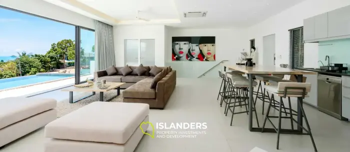 Riesige Villa mit 5 Schlafzimmern in Plai Laem zum Verkauf mit unglaublicher Aussicht