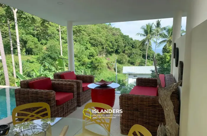 3 Bedrooms Sea View Villa for Sale in Lamai