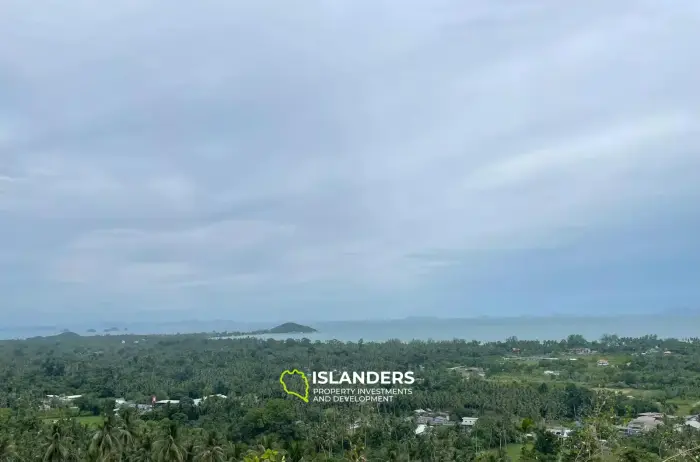 4 Rai Land zum Verkauf mit wunderschönem Meerblick in Koh Samui