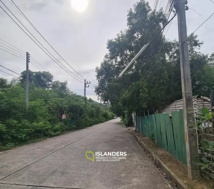 ขายที่ดิน 1 ไร่กลางบ่อผุด