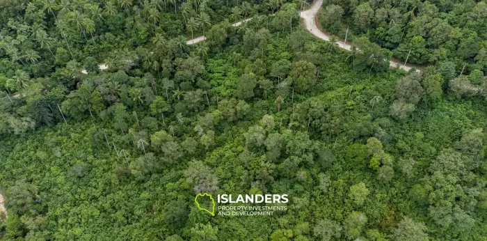 Grand terrain sur les collines avec une vue imprenable à vendre à Bo Phut