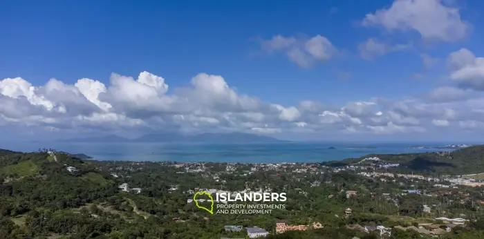 Grand terrain sur les collines avec une vue imprenable à vendre à Bo Phut