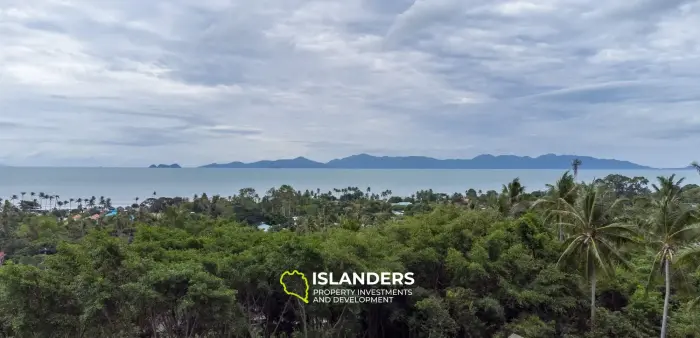 1 Rai Plot with Nice Beautiful Sea View for Sale near Bang Po Beach