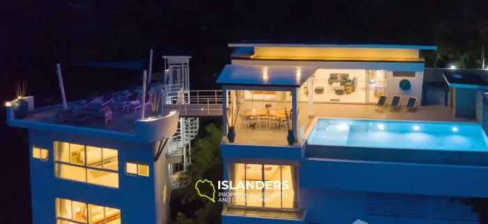 Villa de 5 chambres avec vue sur la mer à Bophut
