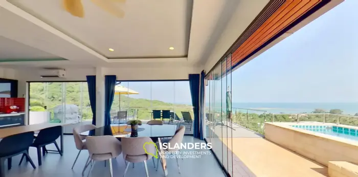 3 Bedroom Pool Villa with 360 Sea View in Maret