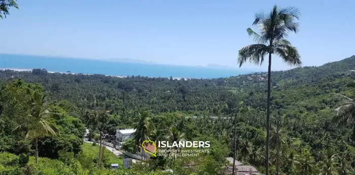 Une Villa avec Grand Terrain Vue Mer à Nathon
