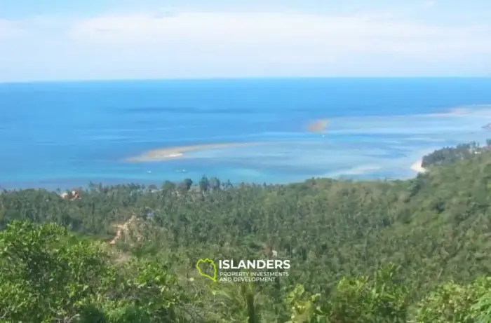 12 Rai Terrain avec vue sur la mer près de Overlap Stone Lamai
