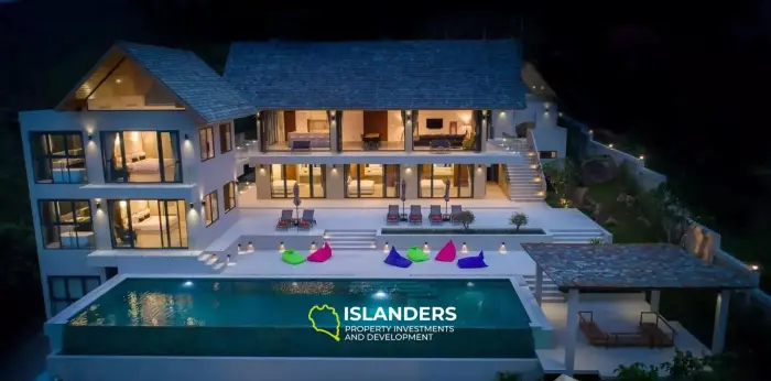 6-Bedroom sea view pool villa in Bophut Hills