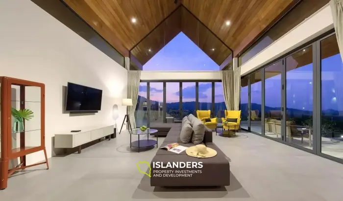 6-Bedroom sea view pool villa in Bophut Hills