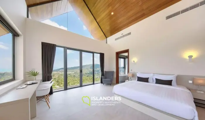 6-Bedroom sea view pool villa in Bophut Hills