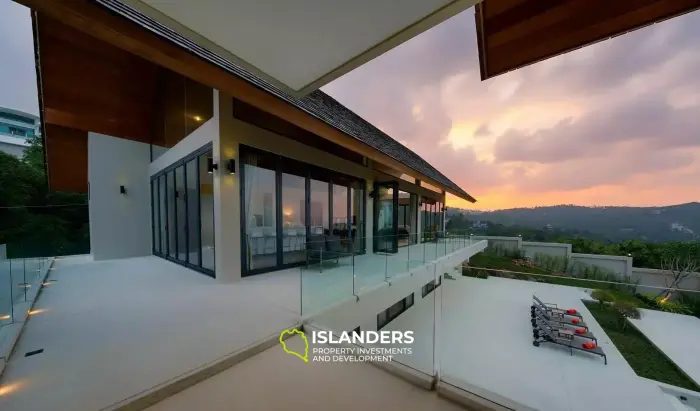 6-Bedroom sea view pool villa in Bophut Hills