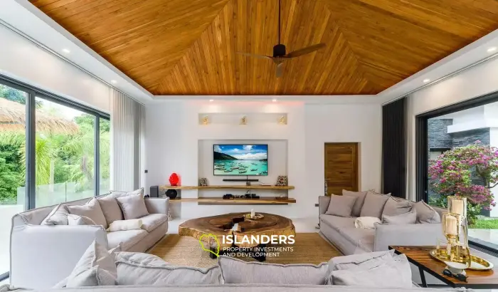 शांत मेनम घाटी में बाली शैली का 3 बेडरूम वाला विला