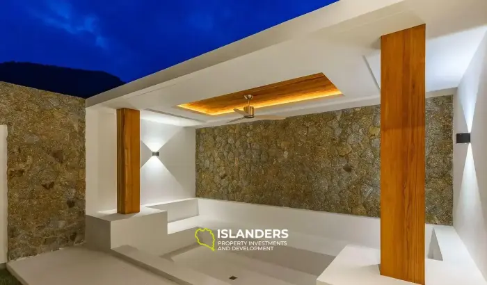 शांत मेनम घाटी में बाली शैली का 3 बेडरूम वाला विला