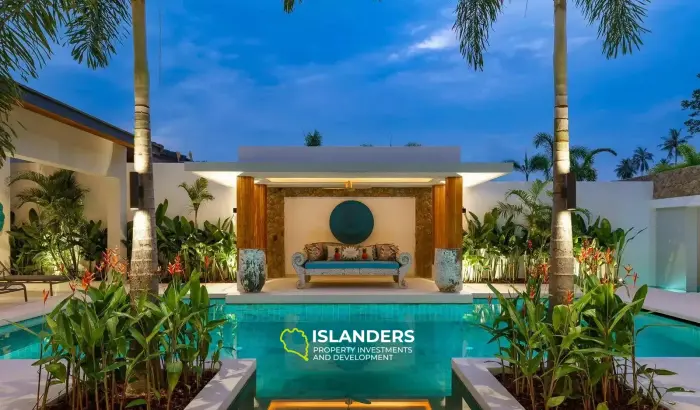 शांत मेनम घाटी में बाली शैली का 3 बेडरूम वाला विला