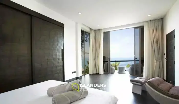 Unique Design 5-Bedroom Sea View Pool Villa in Chaweng Noi