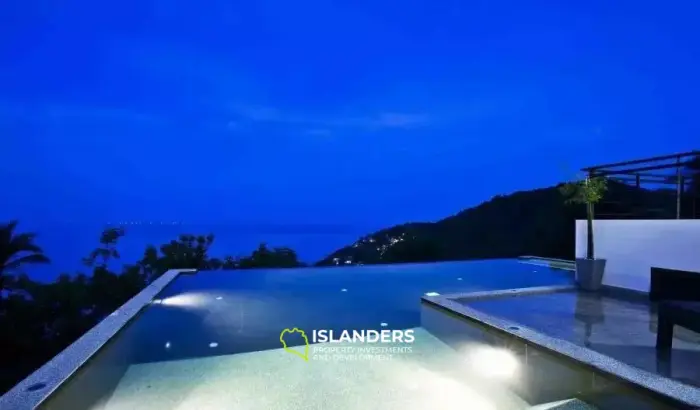 Unique Design 5-Bedroom Sea View Pool Villa in Chaweng Noi
