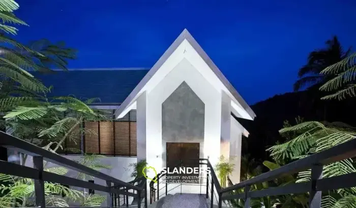 Unique Design 5-Bedroom Sea View Pool Villa in Chaweng Noi
