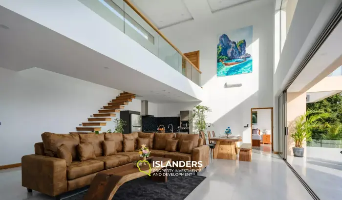 Spacious, Top-Tier 4-Bedroom Seaview Villa in Chaweng Noi