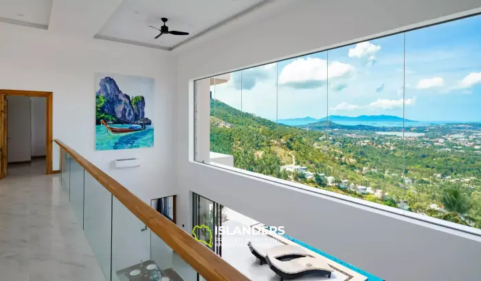 Spacious, Top-Tier 4-Bedroom Seaview Villa in Chaweng Noi