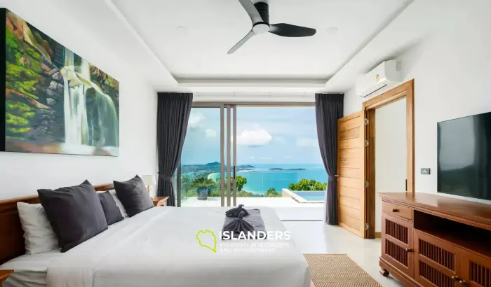 Spacious, Top-Tier 4-Bedroom Seaview Villa in Chaweng Noi