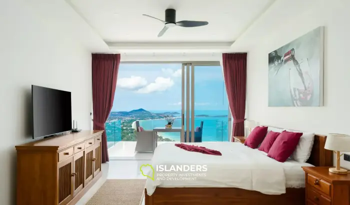 Spacious, Top-Tier 4-Bedroom Seaview Villa in Chaweng Noi