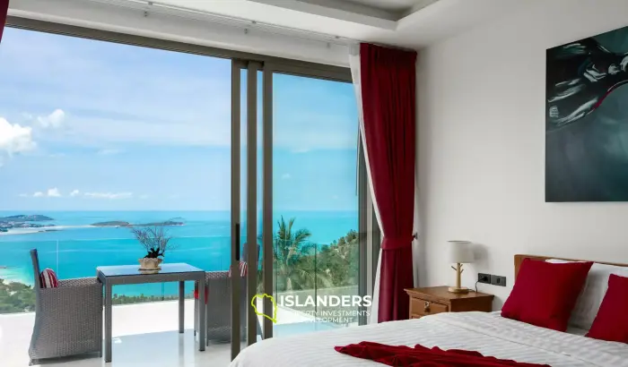 Spacious, Top-Tier 4-Bedroom Seaview Villa in Chaweng Noi