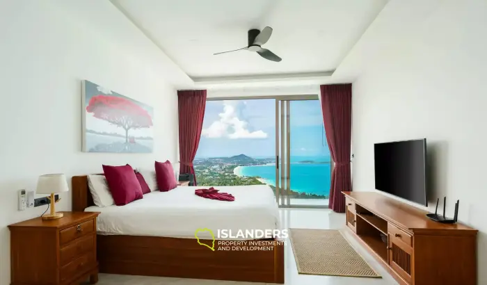 Spacious, Top-Tier 4-Bedroom Seaview Villa in Chaweng Noi