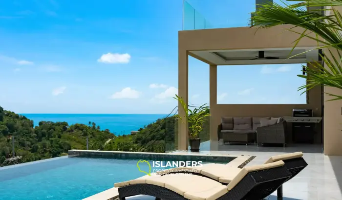 Spacious, Top-Tier 4-Bedroom Seaview Villa in Chaweng Noi