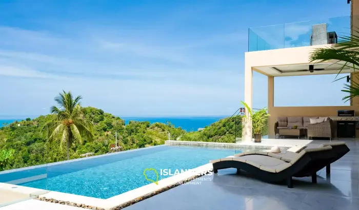 Spacious, Top-Tier 4-Bedroom Seaview Villa in Chaweng Noi