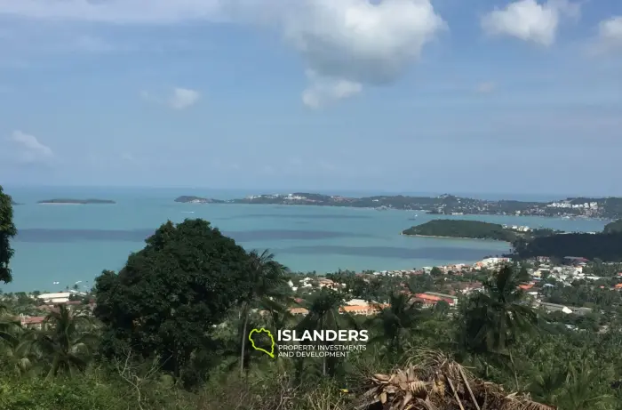 Land 2 Rais Sea View למכירה ב-Bo Phut, Koh Samui