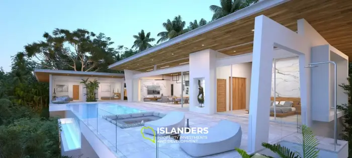 فيلا جديدة مكونة من 3 غرف نوم مطلة على البحر في ماينام سوي 1