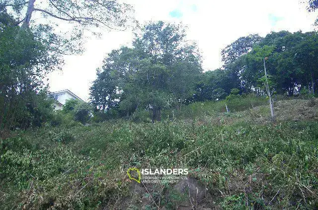 Terrain de 1200 m² avec vue sur la mer à vendre à Bophut