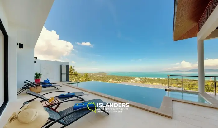 Amazing Sea View, 4-Bedroom Maenam Pool Villa