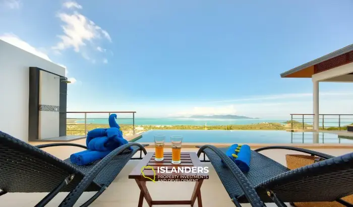 Amazing Sea View, 4-Bedroom Maenam Pool Villa