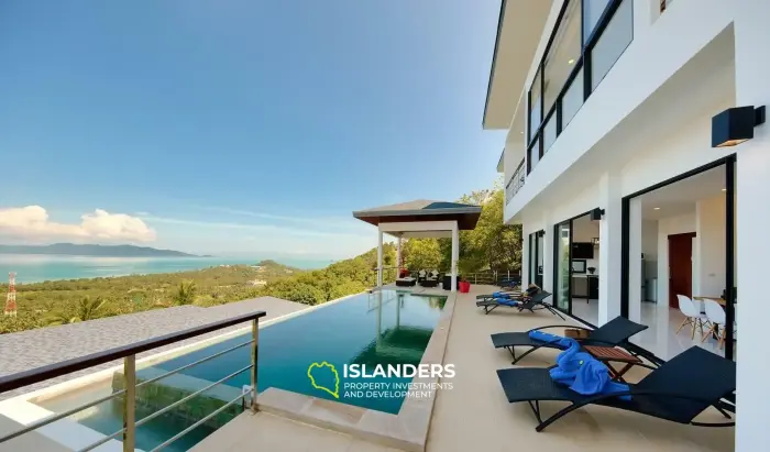 Amazing Sea View, 4-Bedroom Maenam Pool Villa