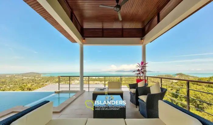 Amazing Sea View, 4-Bedroom Maenam Pool Villa
