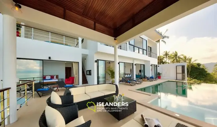 Amazing Sea View, 4-Bedroom Maenam Pool Villa