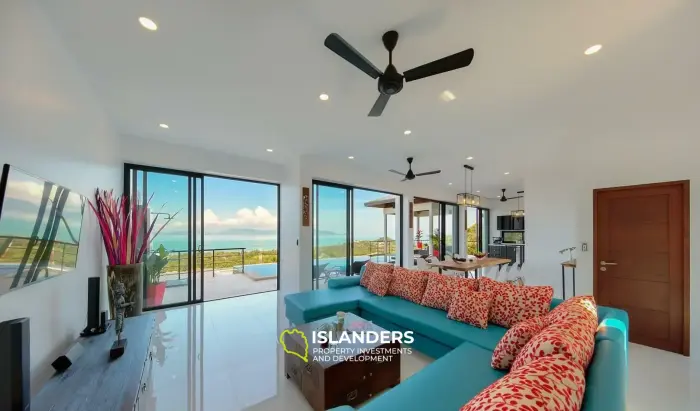 Amazing Sea View, 4-Bedroom Maenam Pool Villa