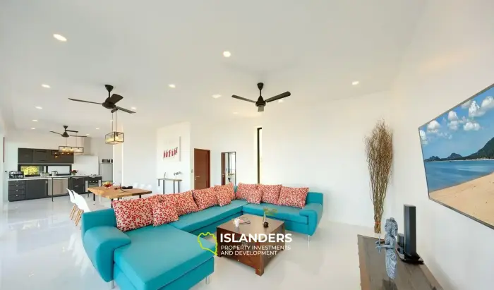 Amazing Sea View, 4-Bedroom Maenam Pool Villa